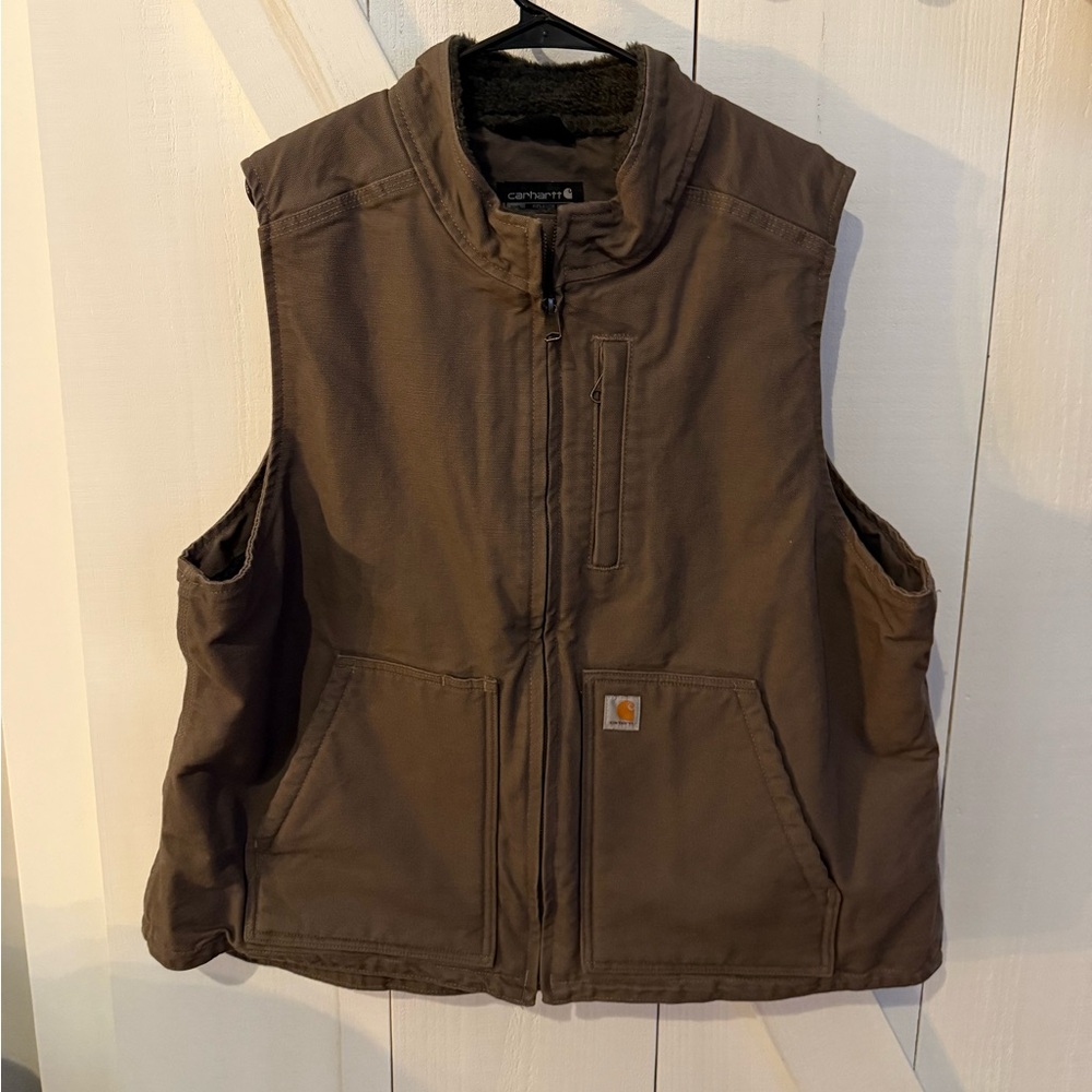 Carhartt Taupe Gray Vest